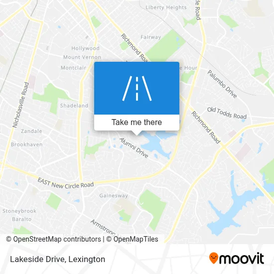 Lakeside Drive map