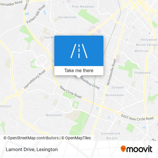 Lamont Drive map