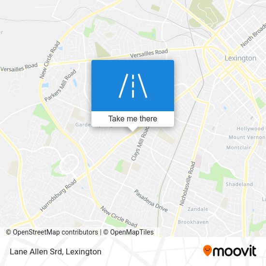 Mapa de Lane Allen Srd