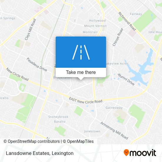 Lansdowne Estates map