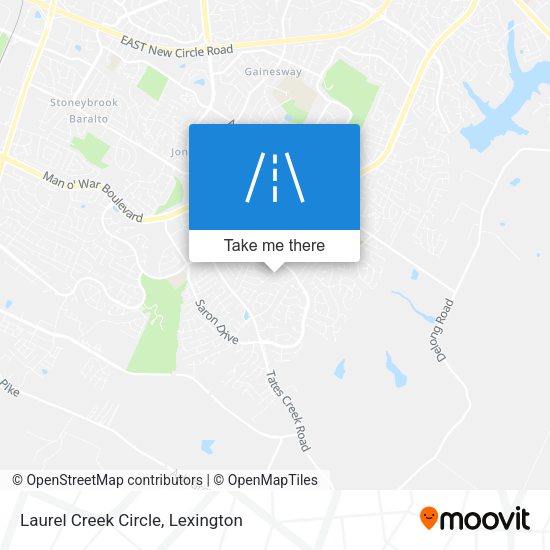 Mapa de Laurel Creek Circle