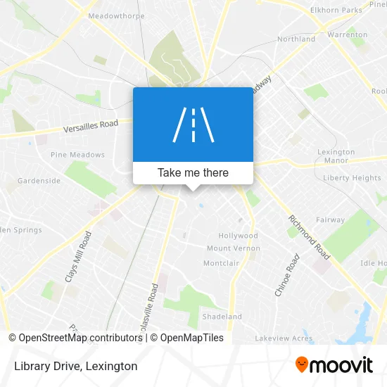 Library Drive map