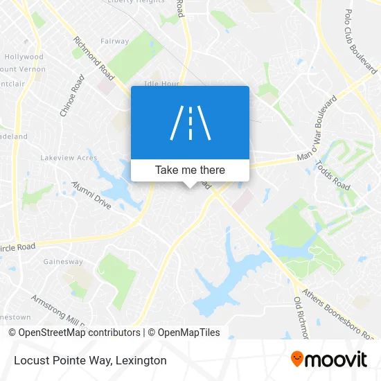 Locust Pointe Way map