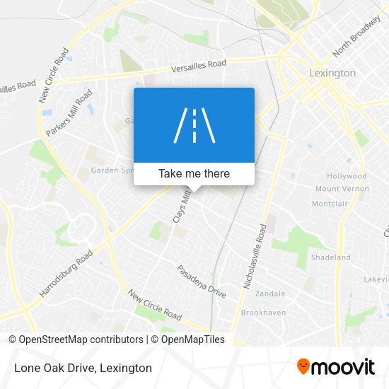 Mapa de Lone Oak Drive