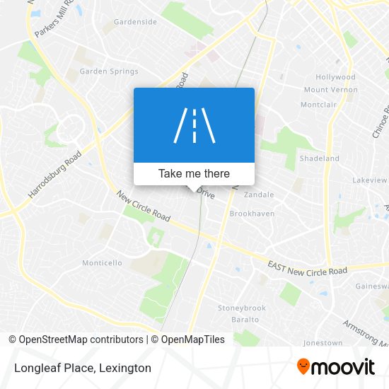 Mapa de Longleaf Place