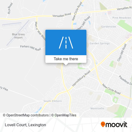 Mapa de Lovell Court
