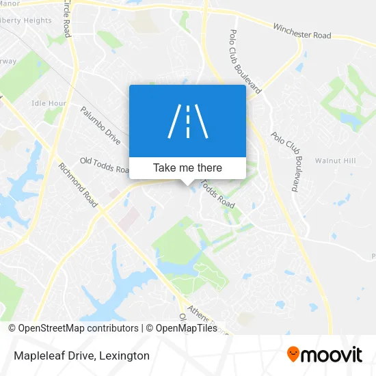 Mapleleaf Drive map