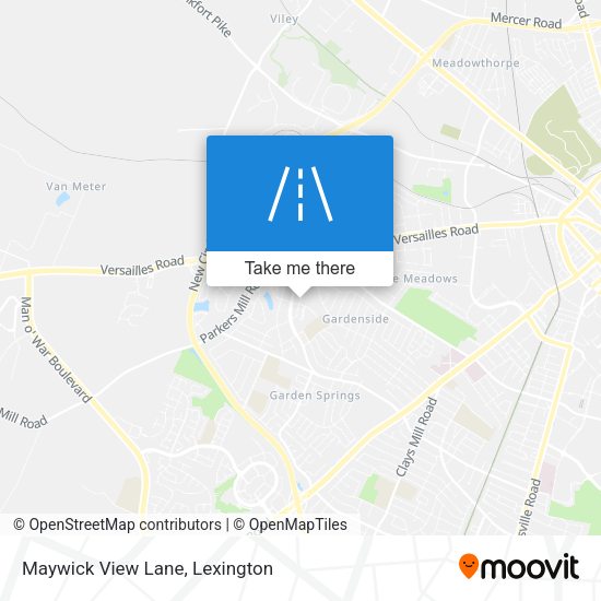 Mapa de Maywick View Lane