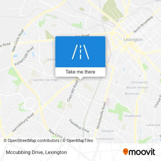 Mccubbing Drive map