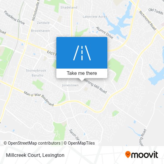 Mapa de Millcreek Court