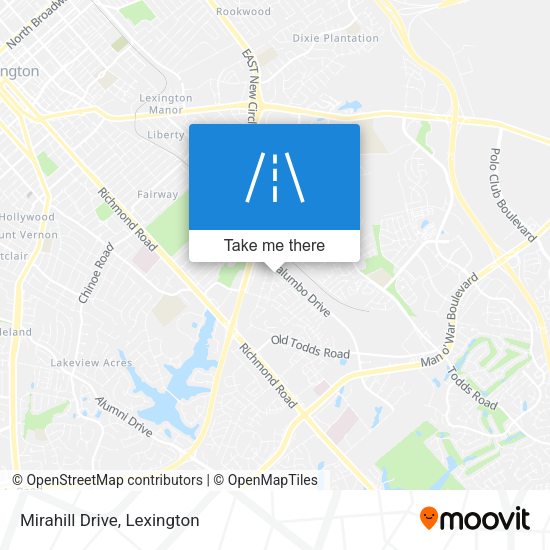 Mapa de Mirahill Drive