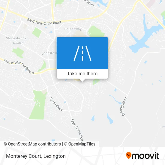 Monterey Court map