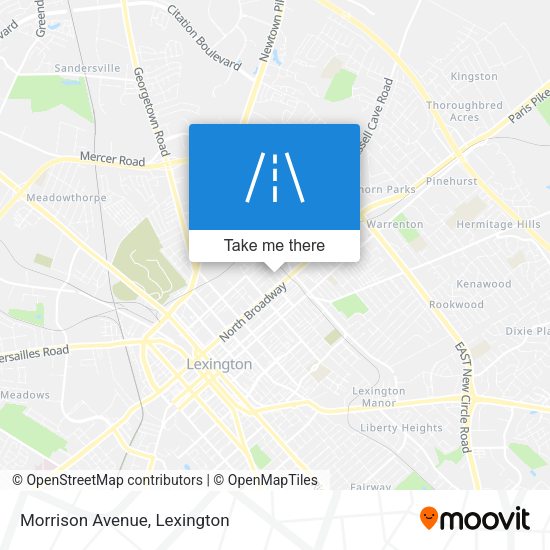 Mapa de Morrison Avenue