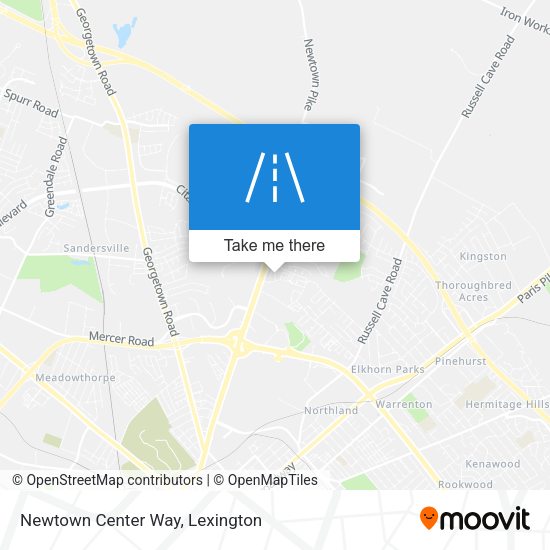 Newtown Center Way map