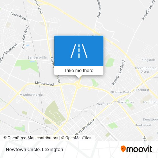 Mapa de Newtown Circle