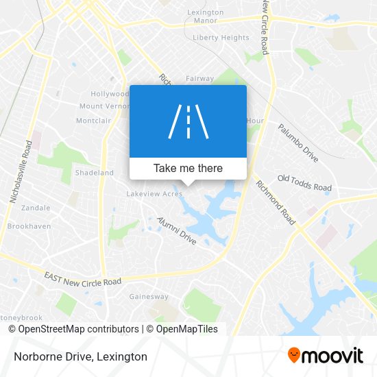 Mapa de Norborne Drive