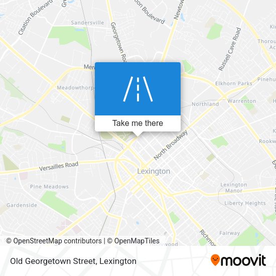 Old Georgetown Street map
