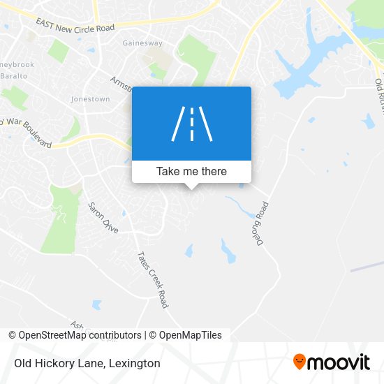 Old Hickory Lane map