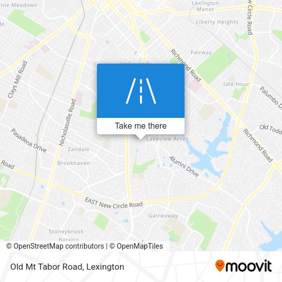 Mapa de Old Mt Tabor Road