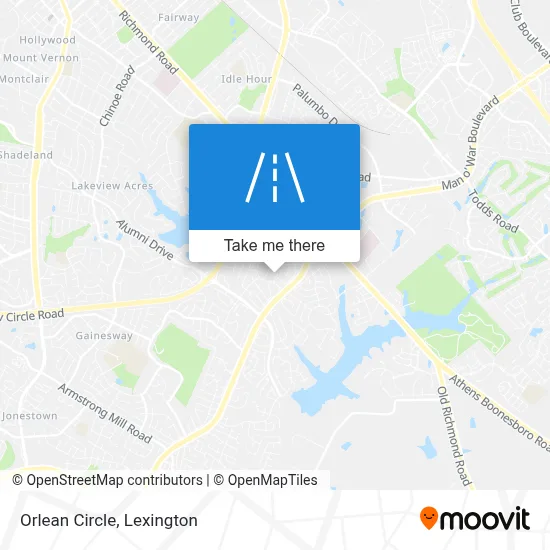 Orlean Circle map