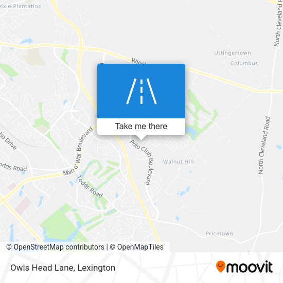 Mapa de Owls Head Lane