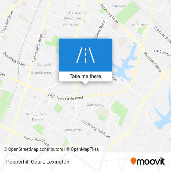 Mapa de Pepperhill Court