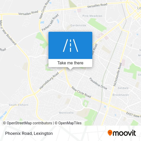 Mapa de Phoenix Road