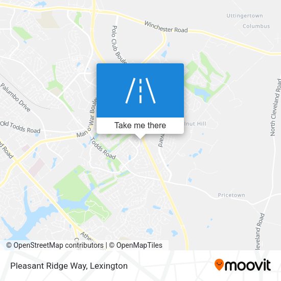 Mapa de Pleasant Ridge Way