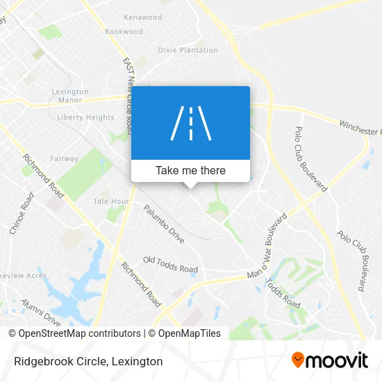 Ridgebrook Circle map