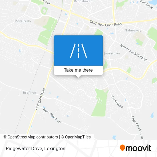 Ridgewater Drive map