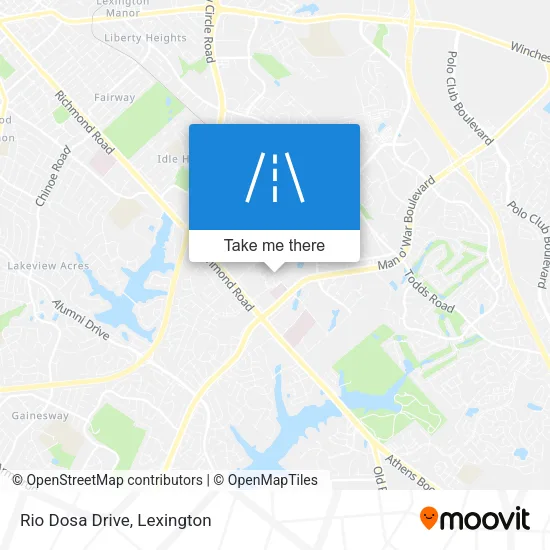 Rio Dosa Drive map