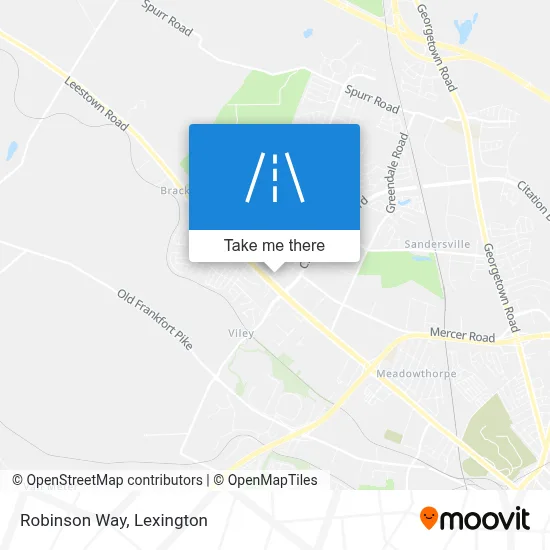 Robinson Way map