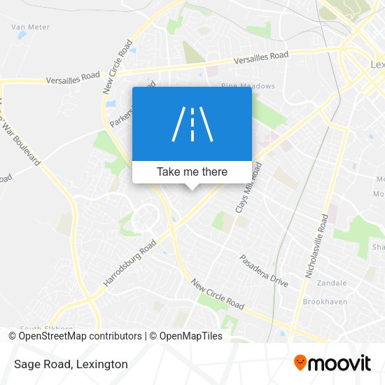 Mapa de Sage Road