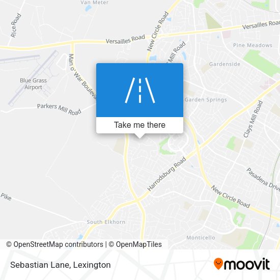 Sebastian Lane map