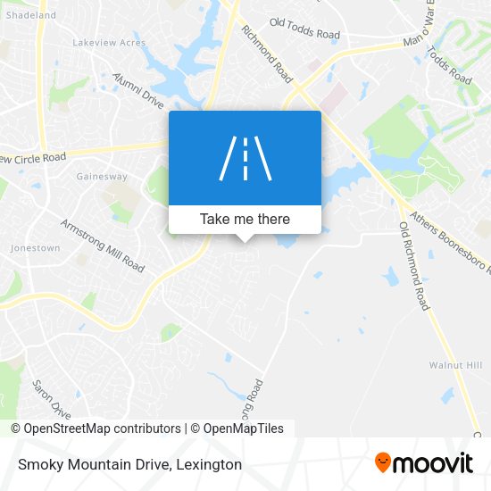 Smoky Mountain Drive map