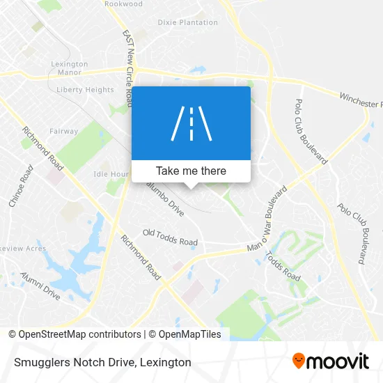 Smugglers Notch Drive map