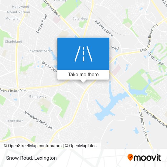 Mapa de Snow Road