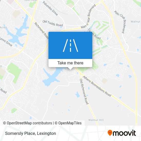 Mapa de Somersly Place