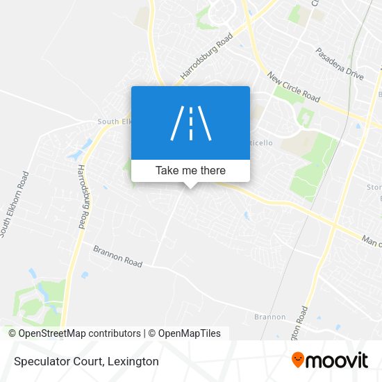 Mapa de Speculator Court