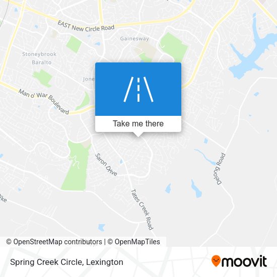 Mapa de Spring Creek Circle