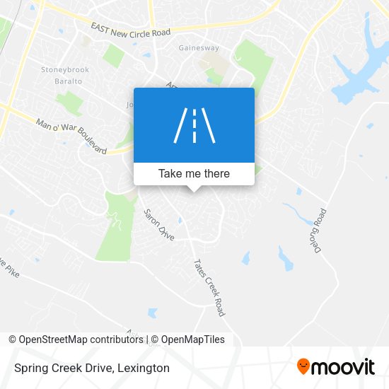 Mapa de Spring Creek Drive