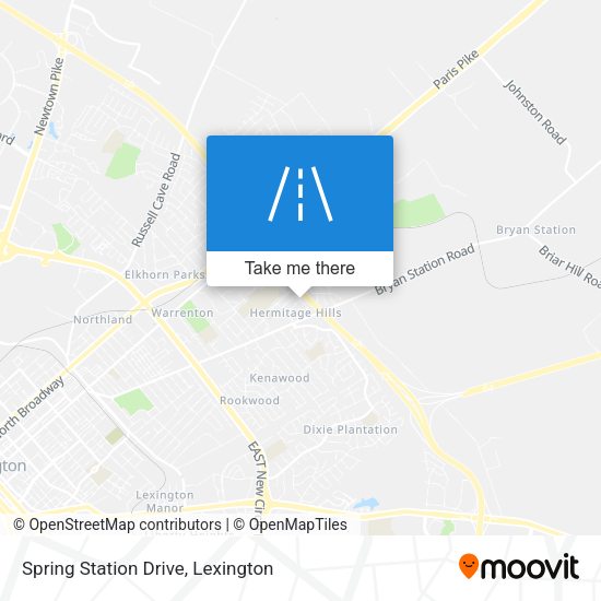 Mapa de Spring Station Drive