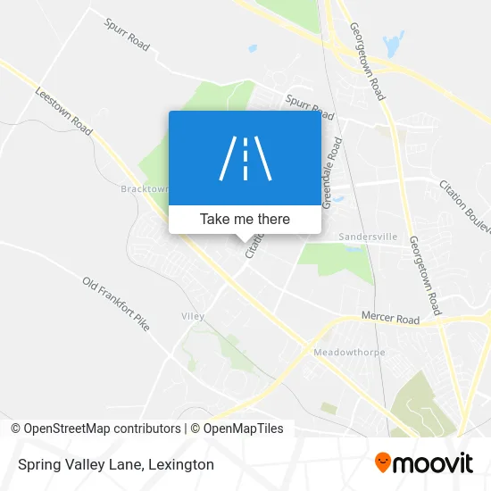 Spring Valley Lane map