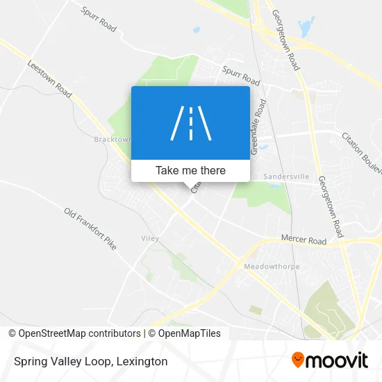 Spring Valley Loop map