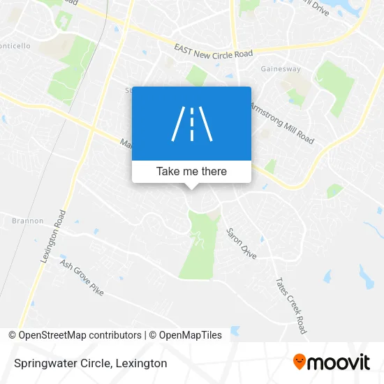 Springwater Circle map