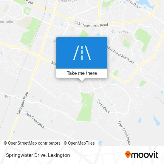 Springwater Drive map