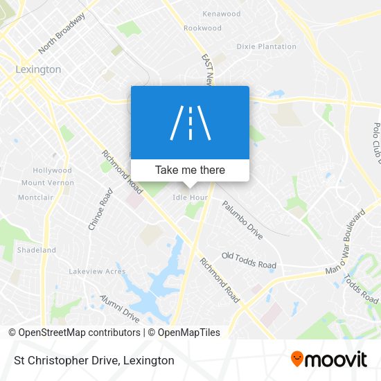 St Christopher Drive map