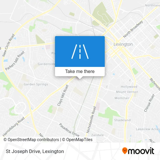 St Joseph Drive map