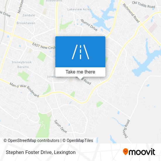 Stephen Foster Drive map