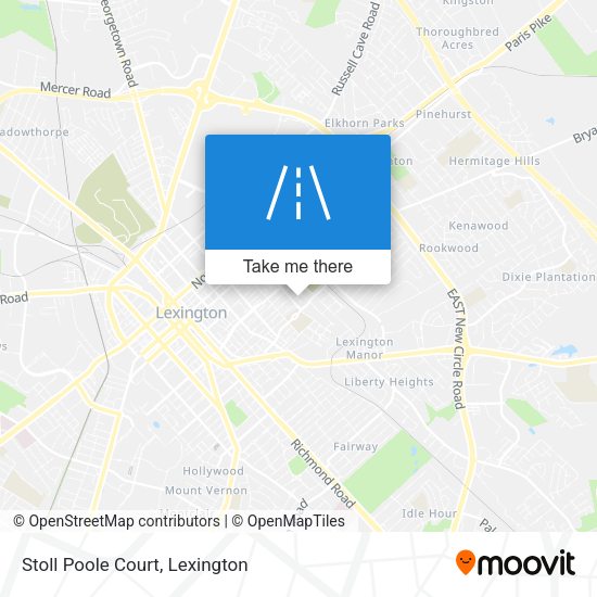 Mapa de Stoll Poole Court